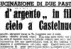 Il primo “vero” avvistamento italiano di dischi volanti nel 1947