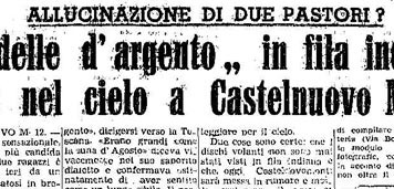 Il primo “vero” avvistamento italiano di dischi volanti nel 1947