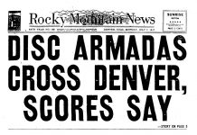 1947 Headlines -Flying saucers on the front page