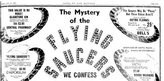 Come ti vendo il disco 1947: i dischi volano nella pubblicità