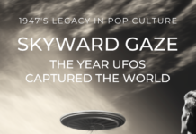Nuovo libro di Maurizio Verga Skyward Gaze: il libro dedicato all'impatto sociale e sulla cultura pop della nascita dei dischi volanti, negli USA, nel 1947