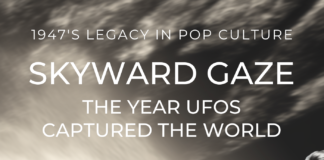 Nuovo libro di Maurizio Verga Skyward Gaze: il libro dedicato all'impatto sociale e sulla cultura pop della nascita dei dischi volanti, negli USA, nel 1947